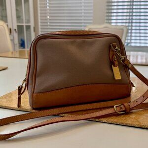 Dooney & Bourke Vintage 80's Canvas Leather Crossbody